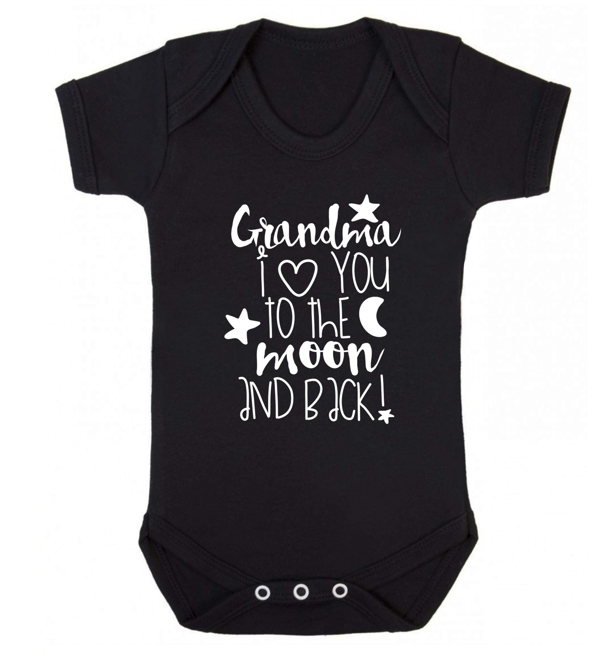 Nana's little bodybuilder Baby Vest black 18-24 months