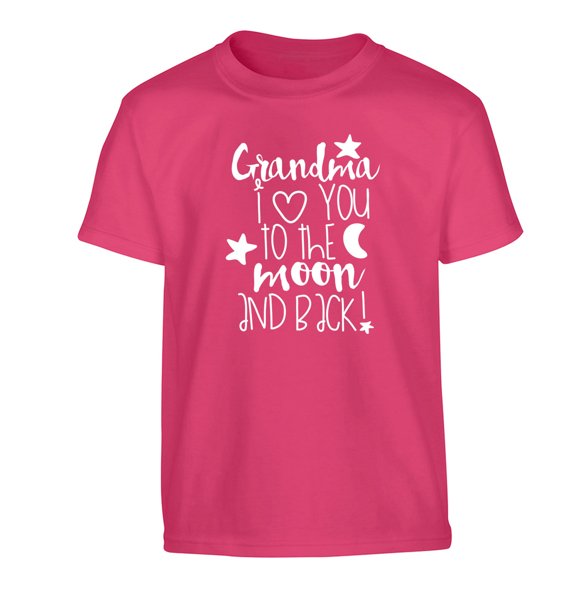 Nana's little bodybuilder Children's pink Tshirt 12-14 Years