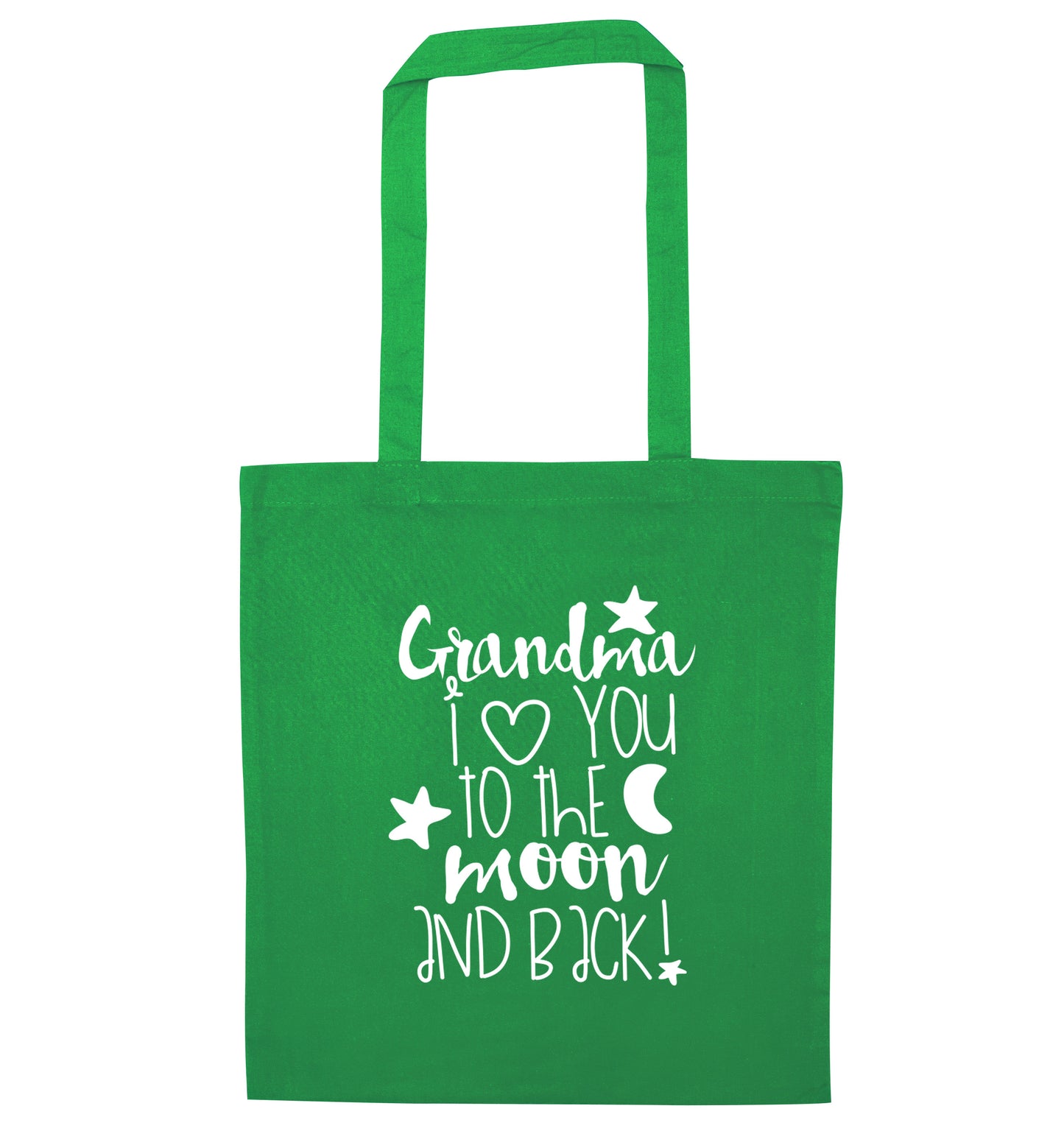 Nana's little bodybuilder green tote bag