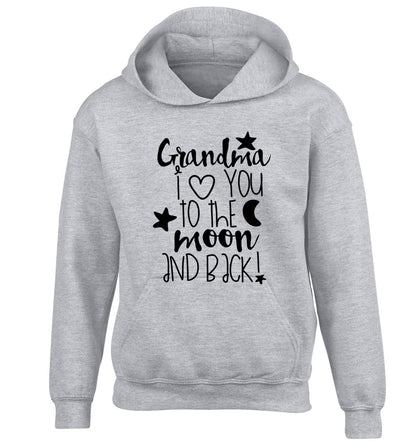 Nana's little bodybuilder children's grey hoodie 12-14 Years