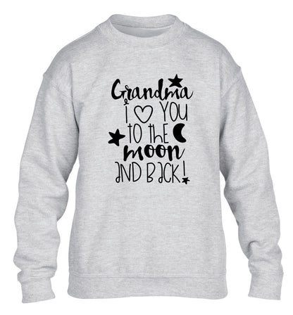 Nana's little bodybuilder children's grey sweater 12-14 Years