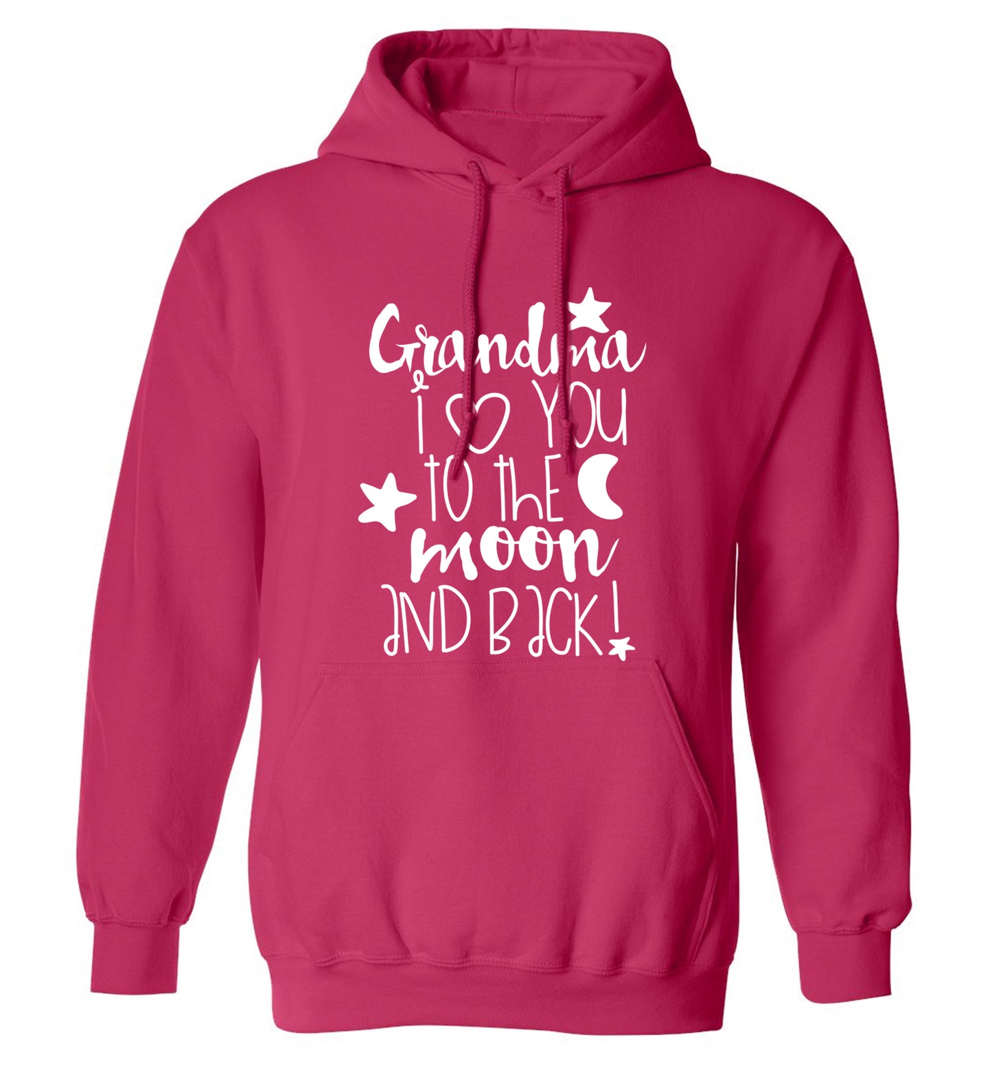 Nana's little bodybuilder adults unisex pink hoodie 2XL