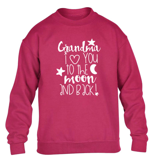 Nana's little bodybuilder children's pink sweater 12-14 Years