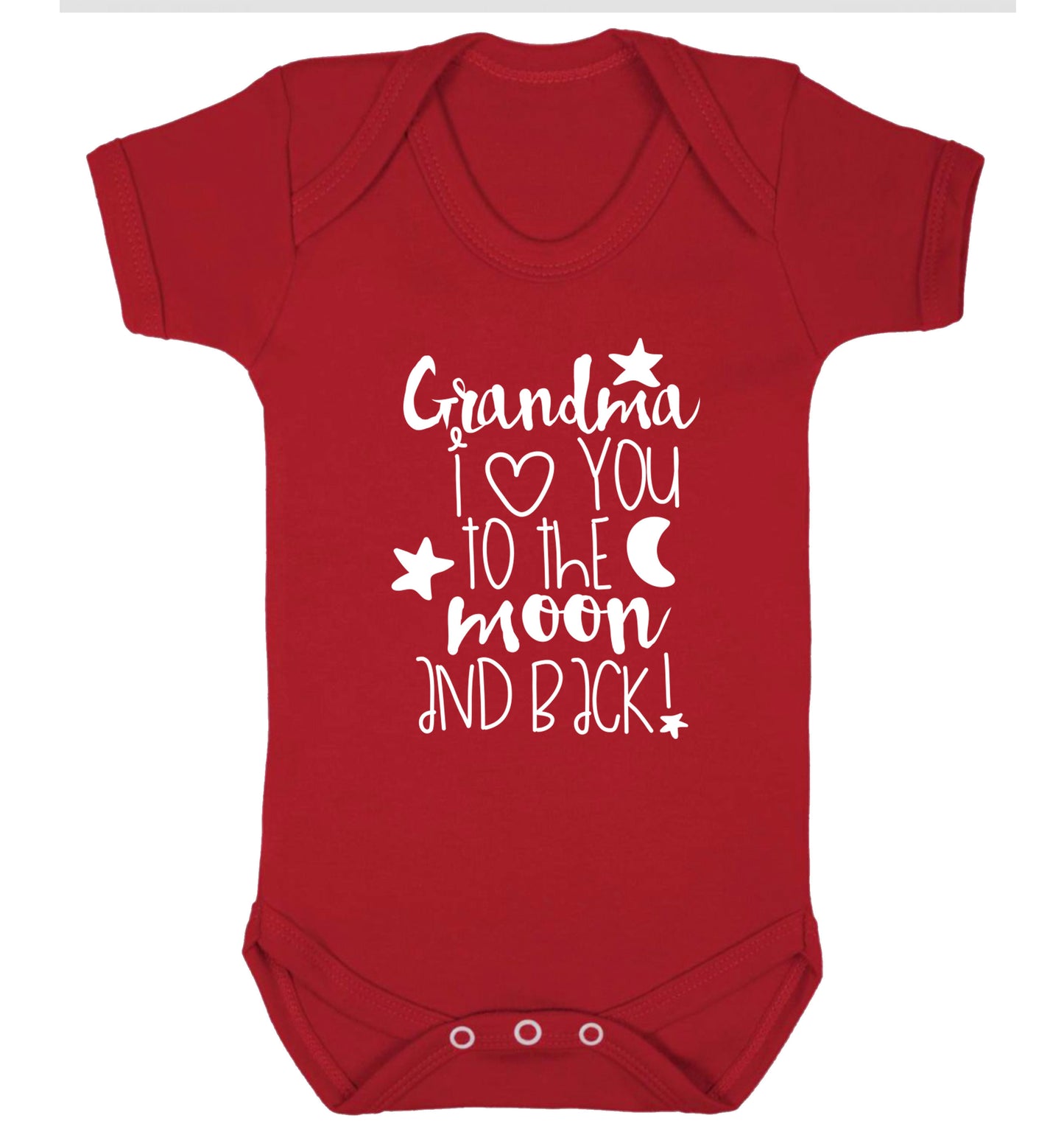 Nana's little bodybuilder Baby Vest red 18-24 months