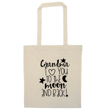 Nana's little bodybuilder natural tote bag