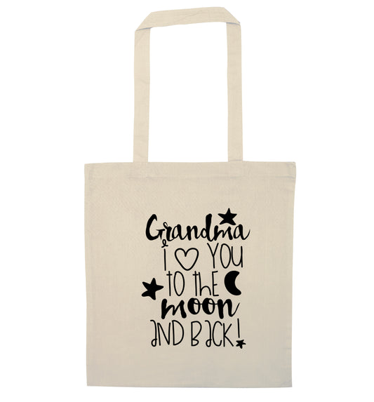 Nana's little bodybuilder natural tote bag