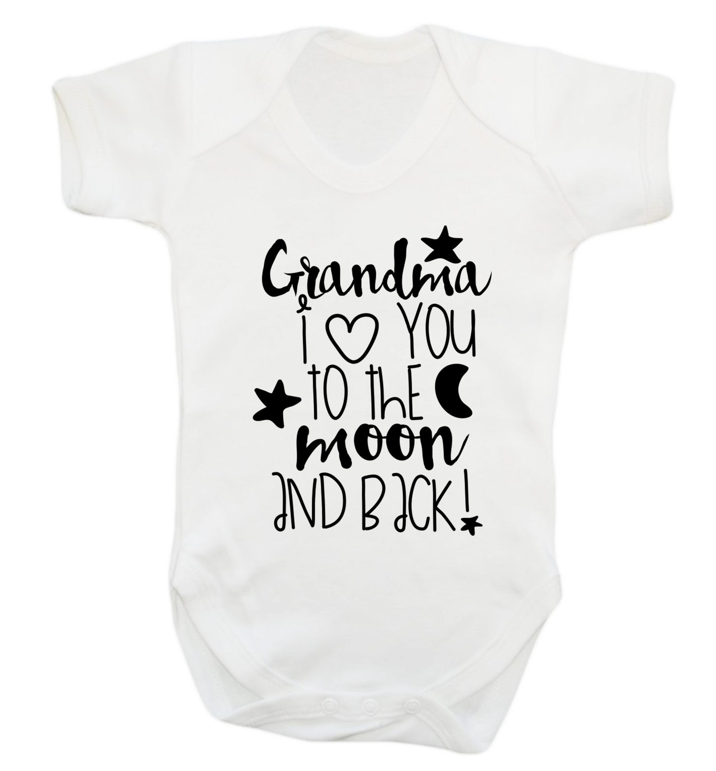 Nana's little bodybuilder Baby Vest white 18-24 months