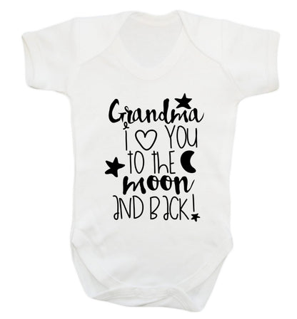 Nana's little bodybuilder Baby Vest white 18-24 months