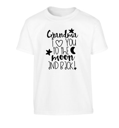 Nana's little bodybuilder Children's white Tshirt 12-14 Years