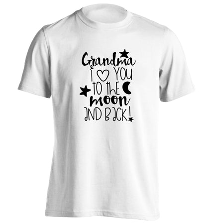 Nana's little bodybuilder adults unisex white Tshirt 2XL