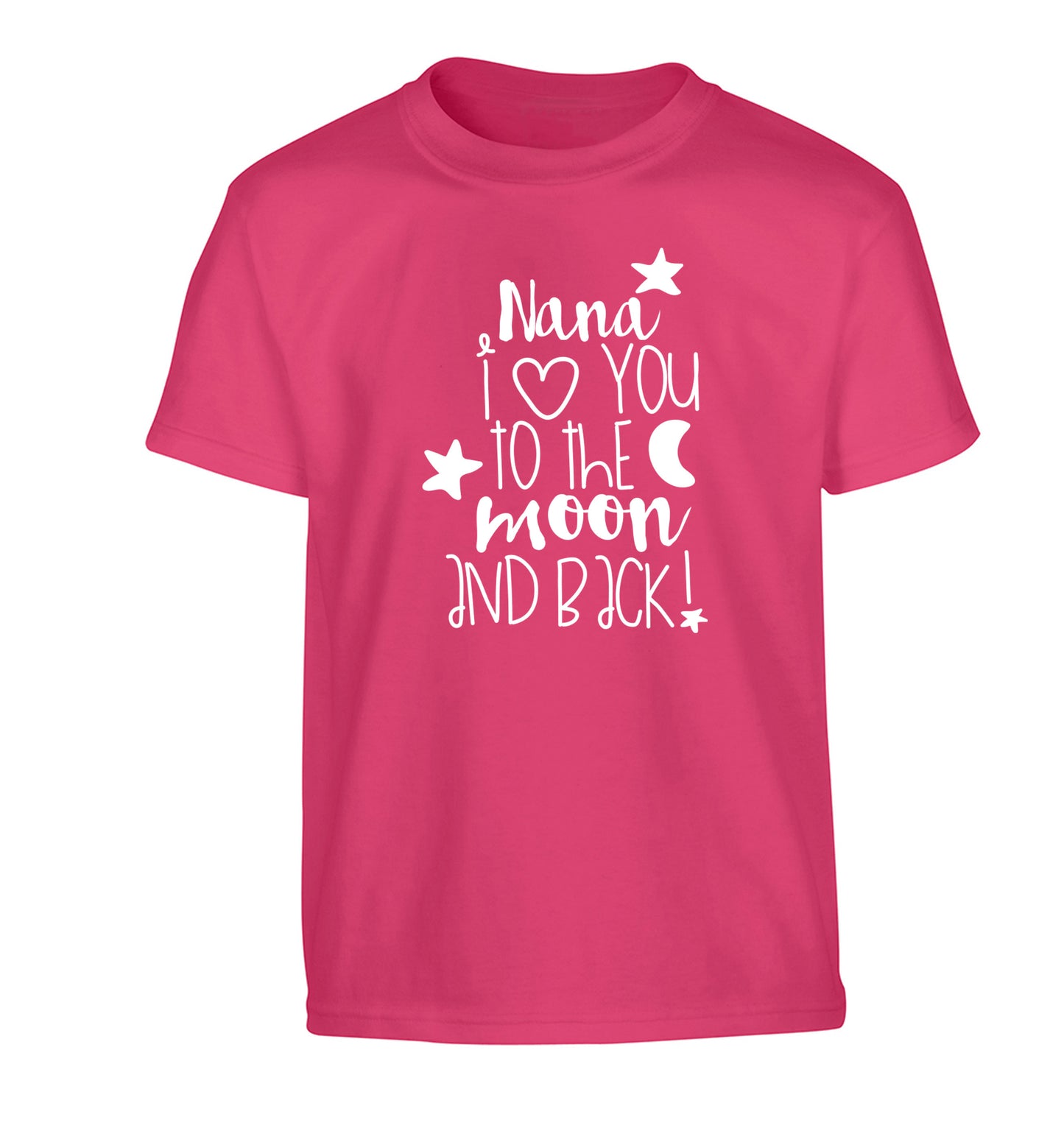 Nana's little bodybuilder Children's pink Tshirt 12-14 Years