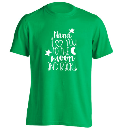 Nana's little bodybuilder adults unisex green Tshirt 2XL