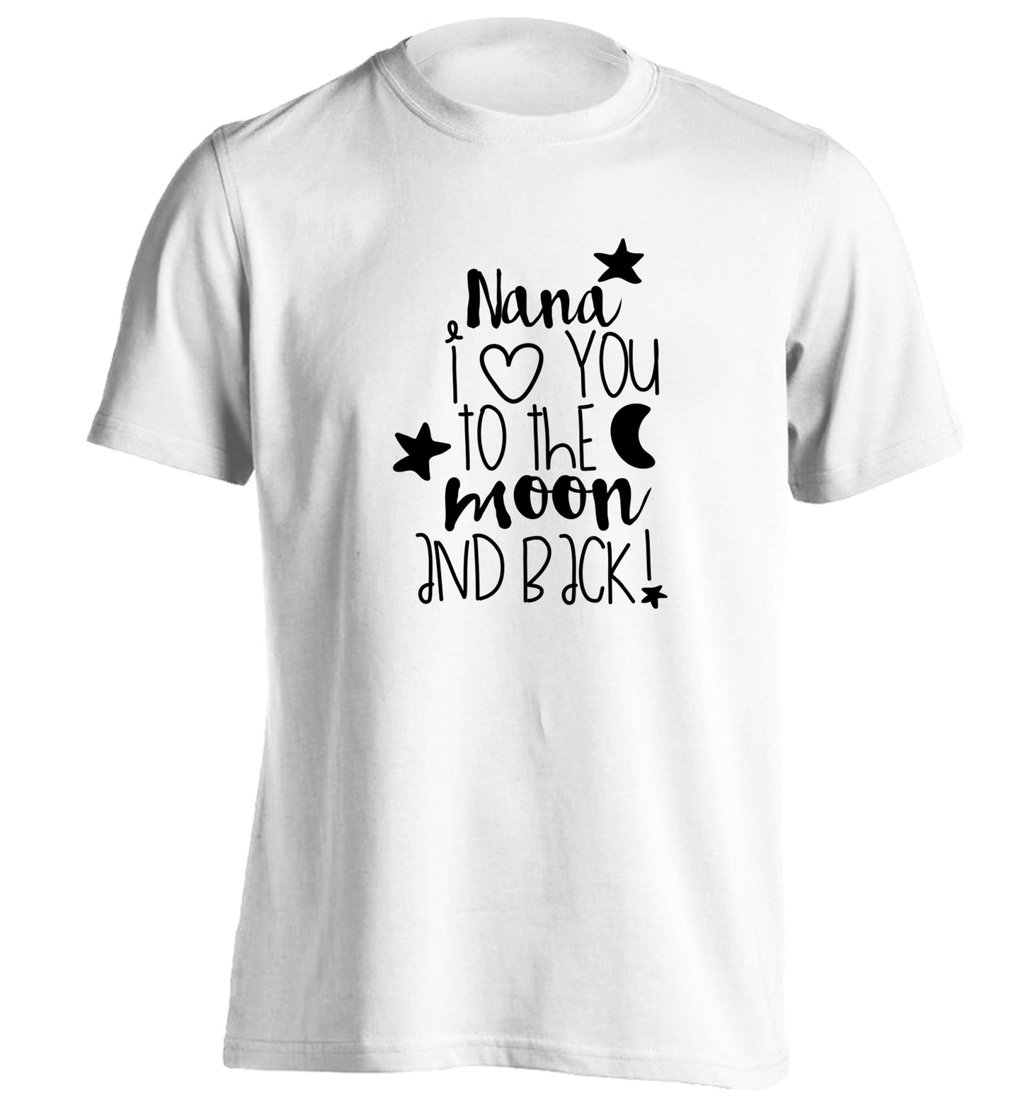 Nana's little bodybuilder adults unisex white Tshirt 2XL