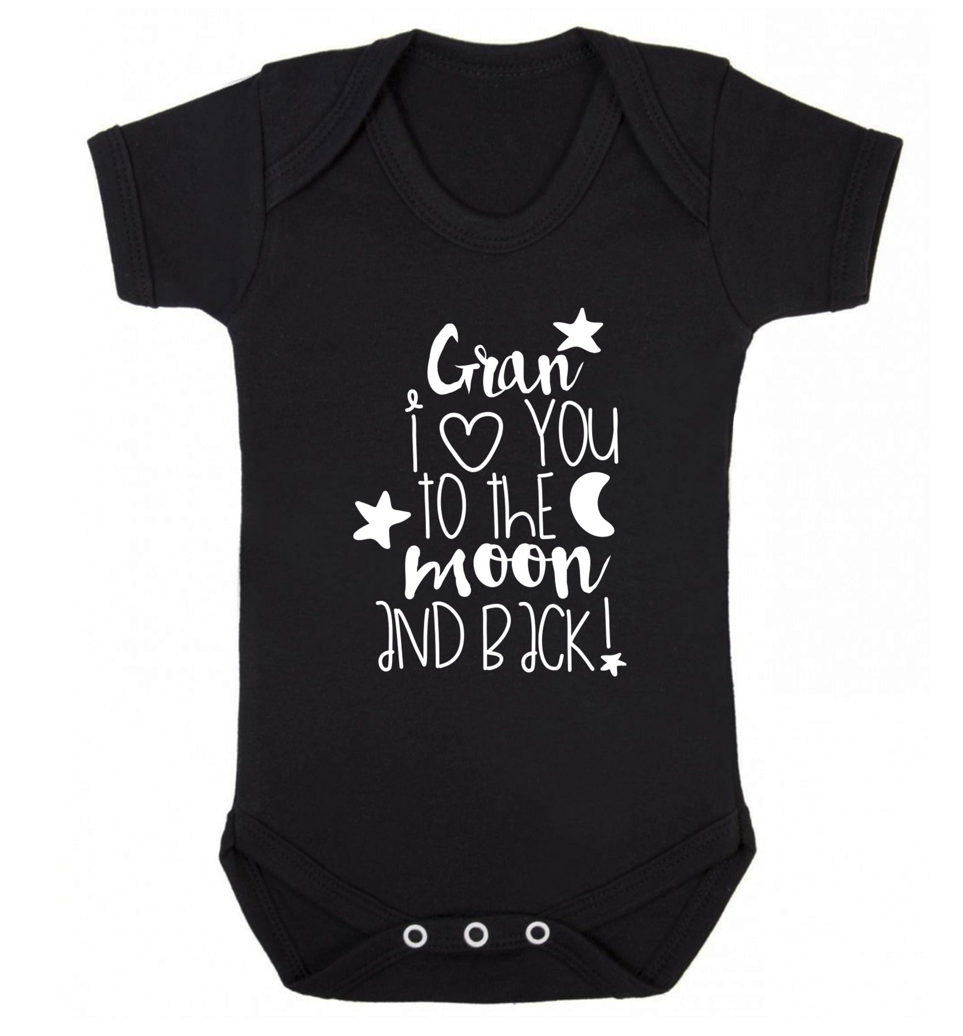 Nana's little bodybuilder Baby Vest black 18-24 months
