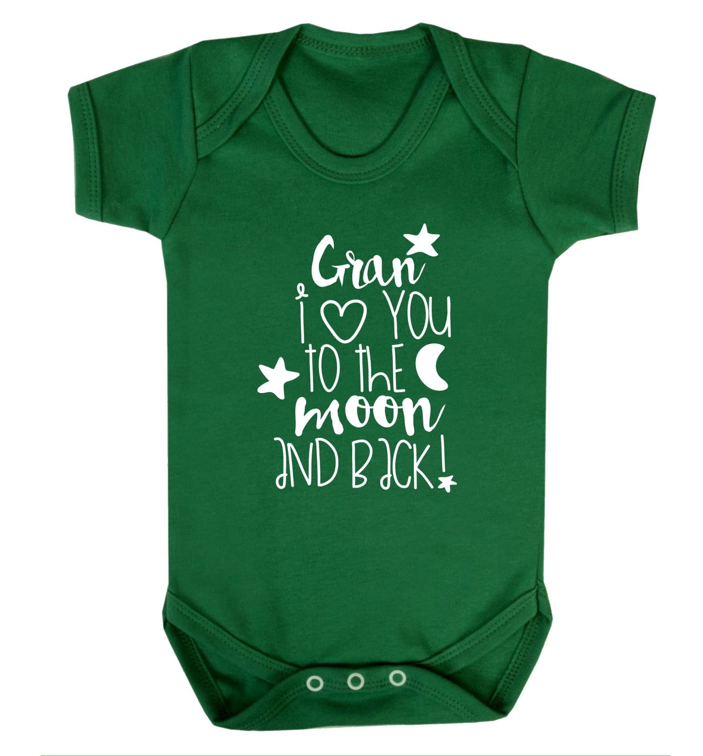 Nana's little bodybuilder Baby Vest green 18-24 months