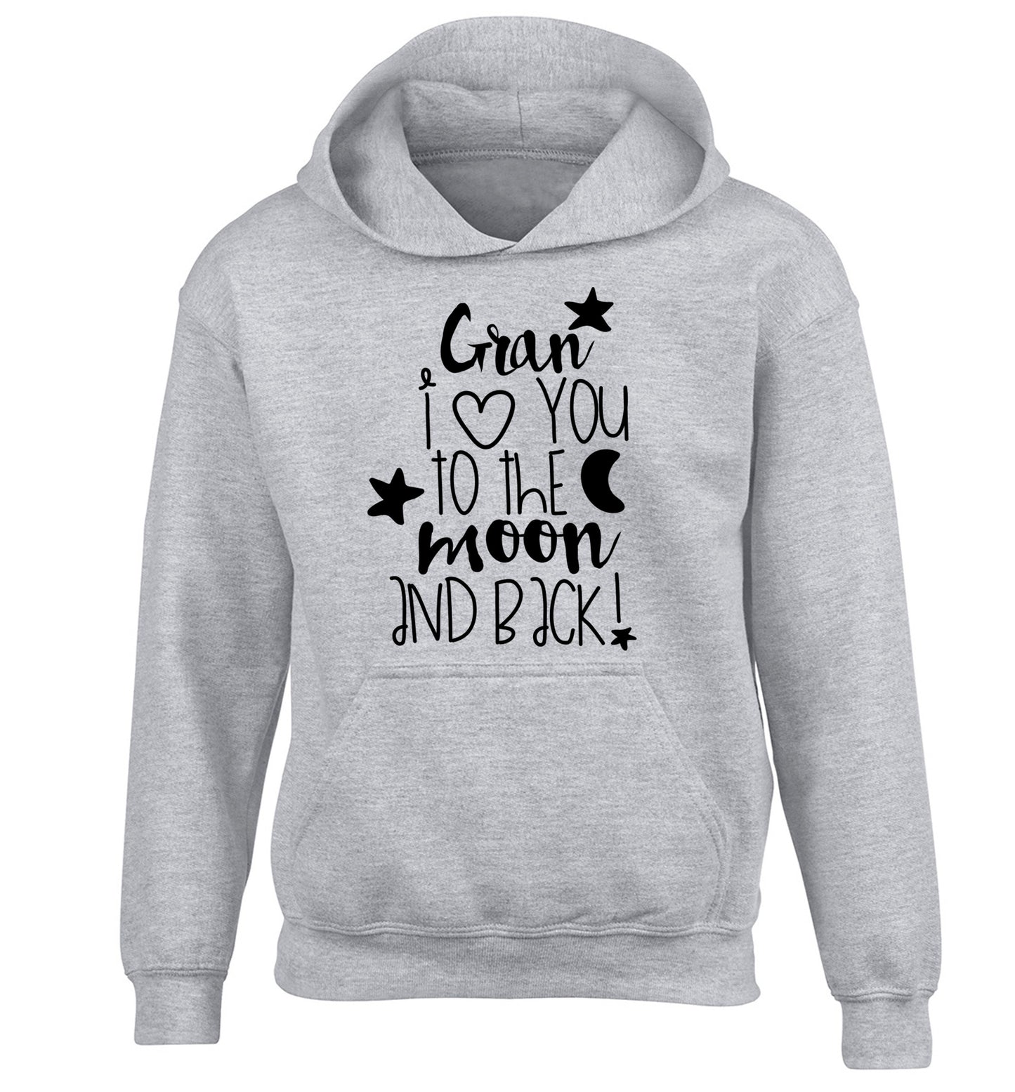 Nana's little bodybuilder children's grey hoodie 12-14 Years