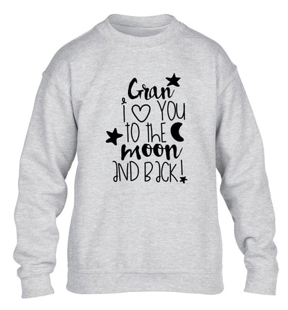 Nana's little bodybuilder children's grey  sweater 12-14 Years