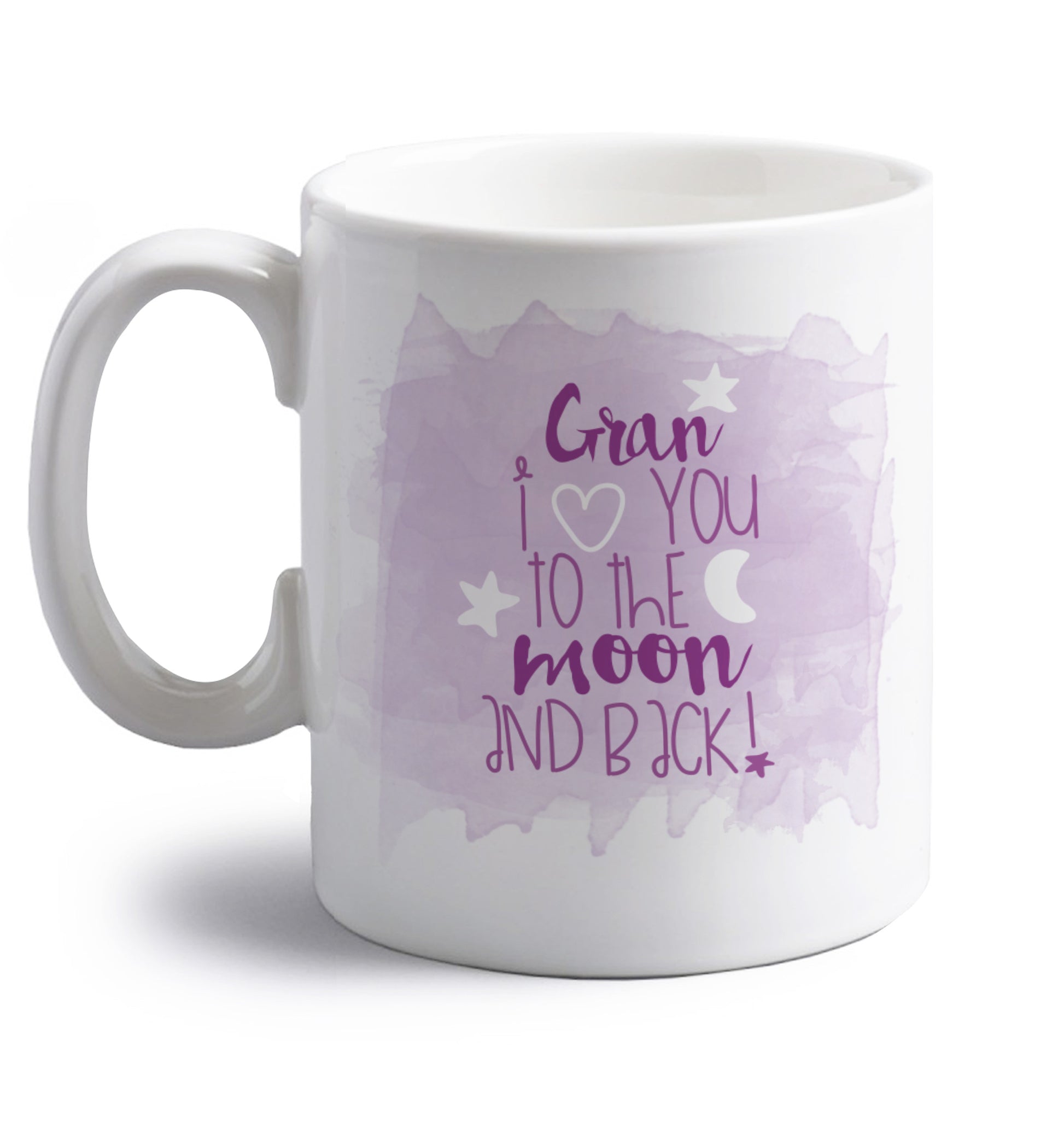 right handed white ceramic mug 