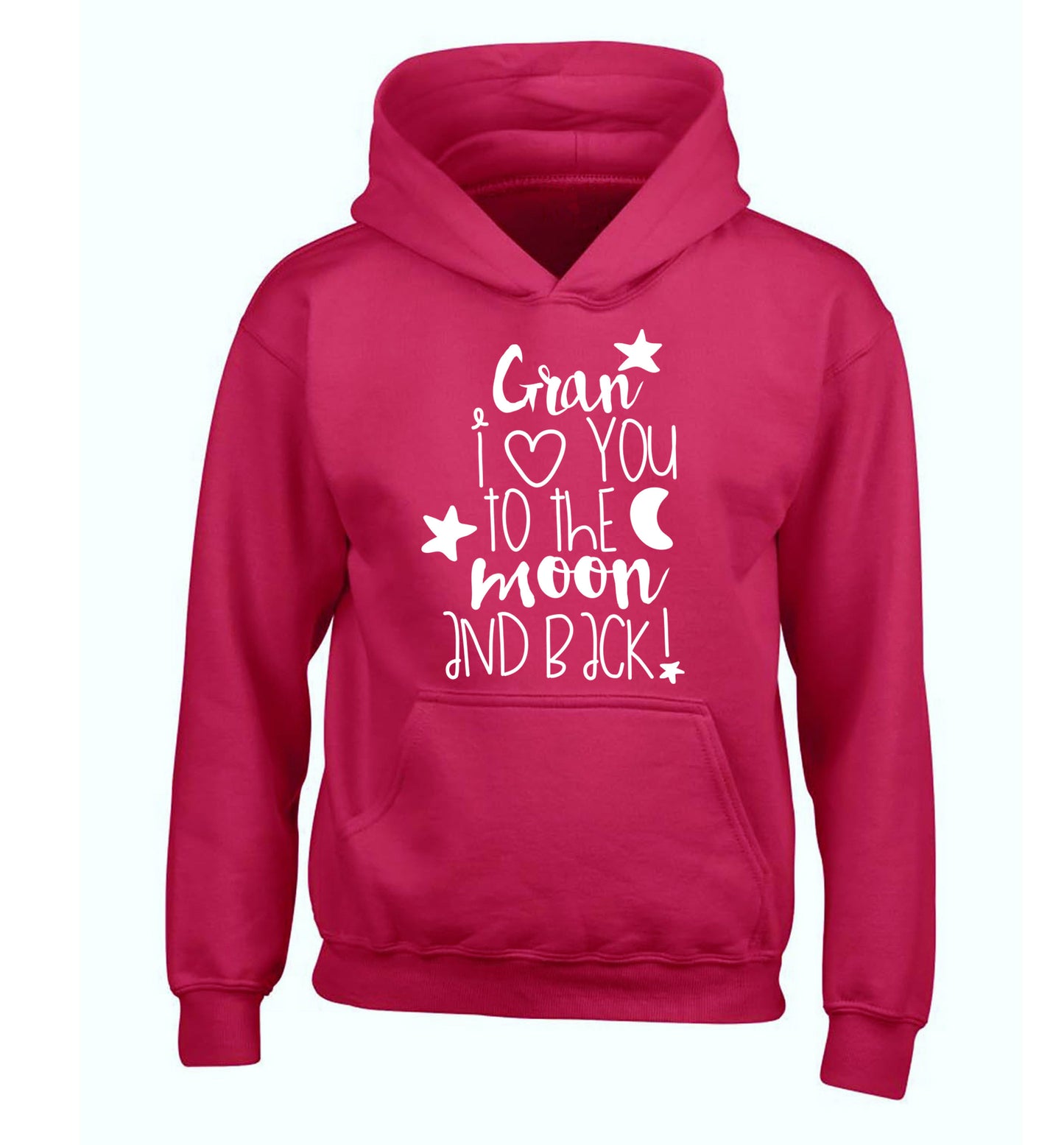 Nana's little bodybuilder children's pink hoodie 12-14 Years