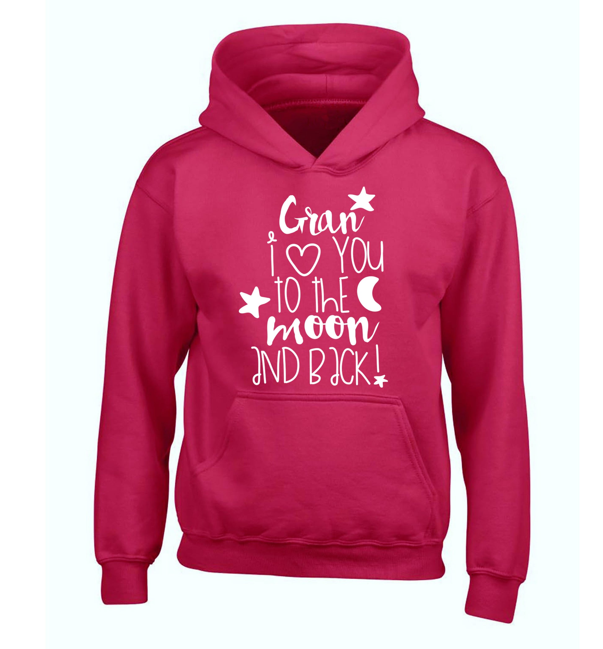 Nana's little bodybuilder children's pink hoodie 12-14 Years