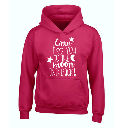 Nana's little bodybuilder children's pink hoodie 12-14 Years
