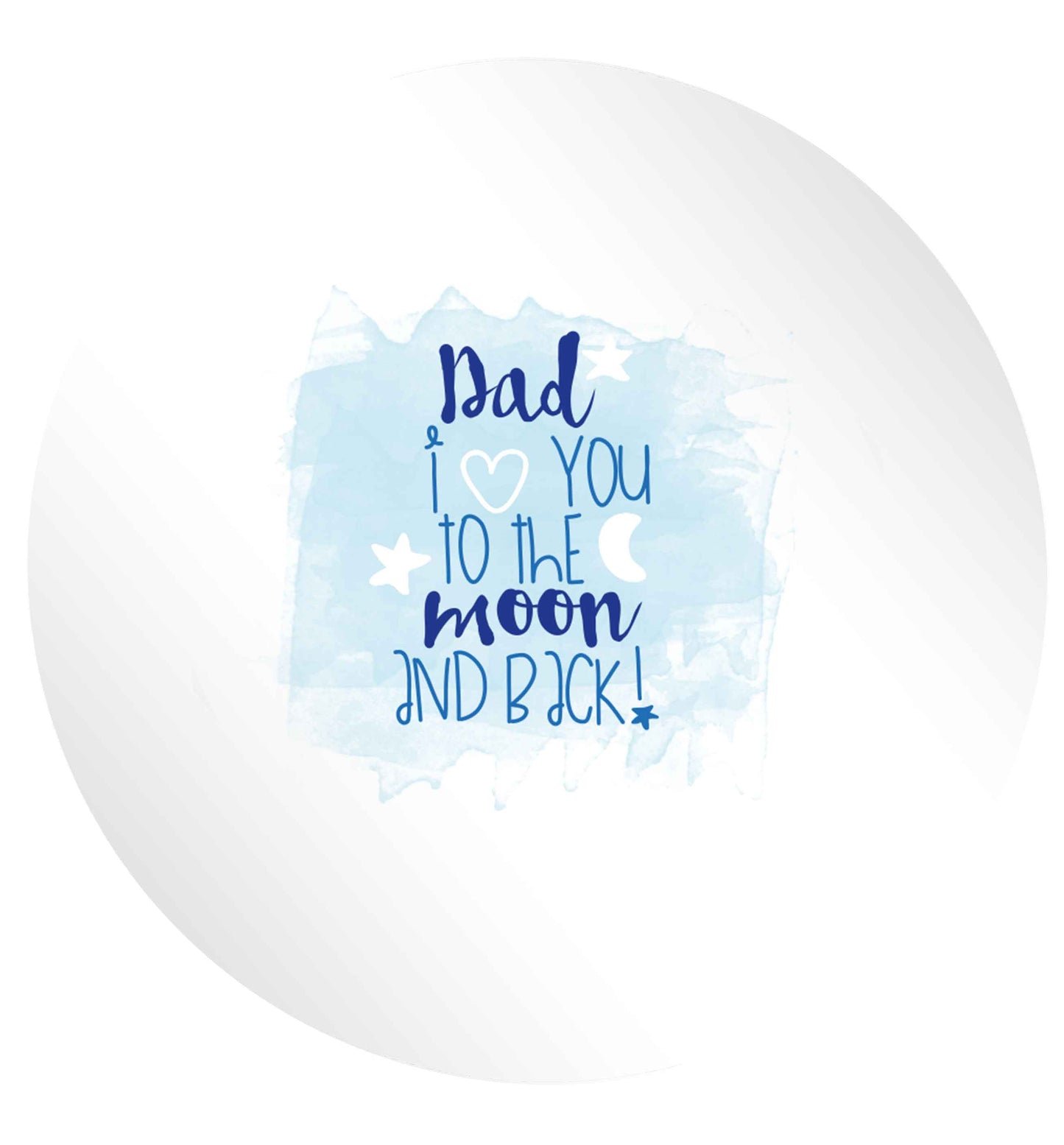 Dad I love you to the moon and back 24 @ 45mm matt circle stickers