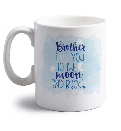 right handed white ceramic mug 