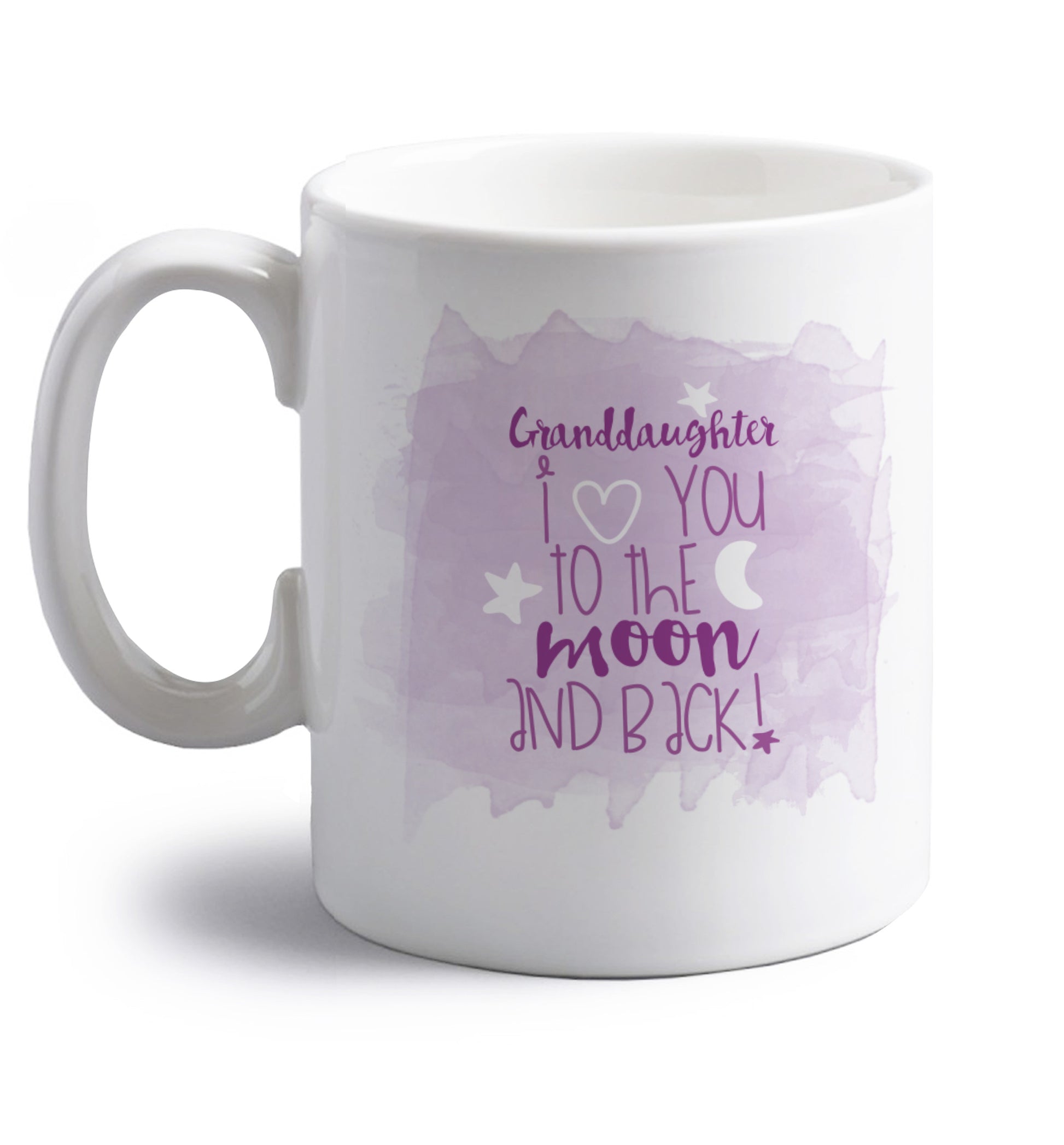 right handed white ceramic mug 