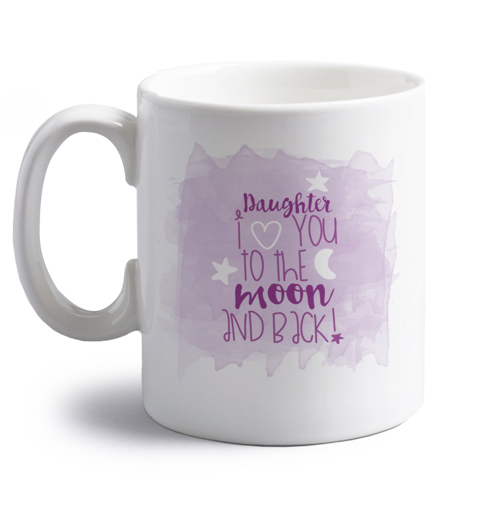 right handed white ceramic mug 