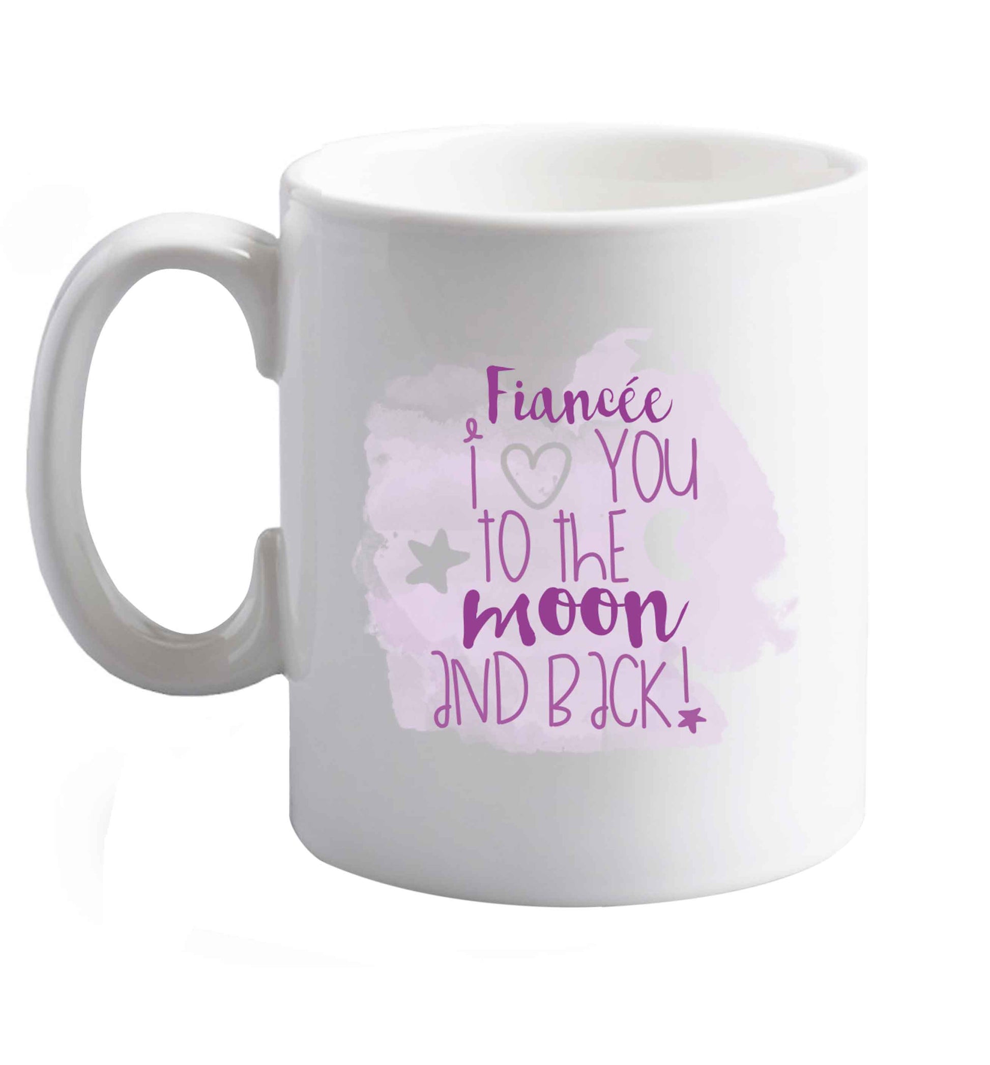 10 oz Favourite Type Pan Pancake ceramic mug right handed