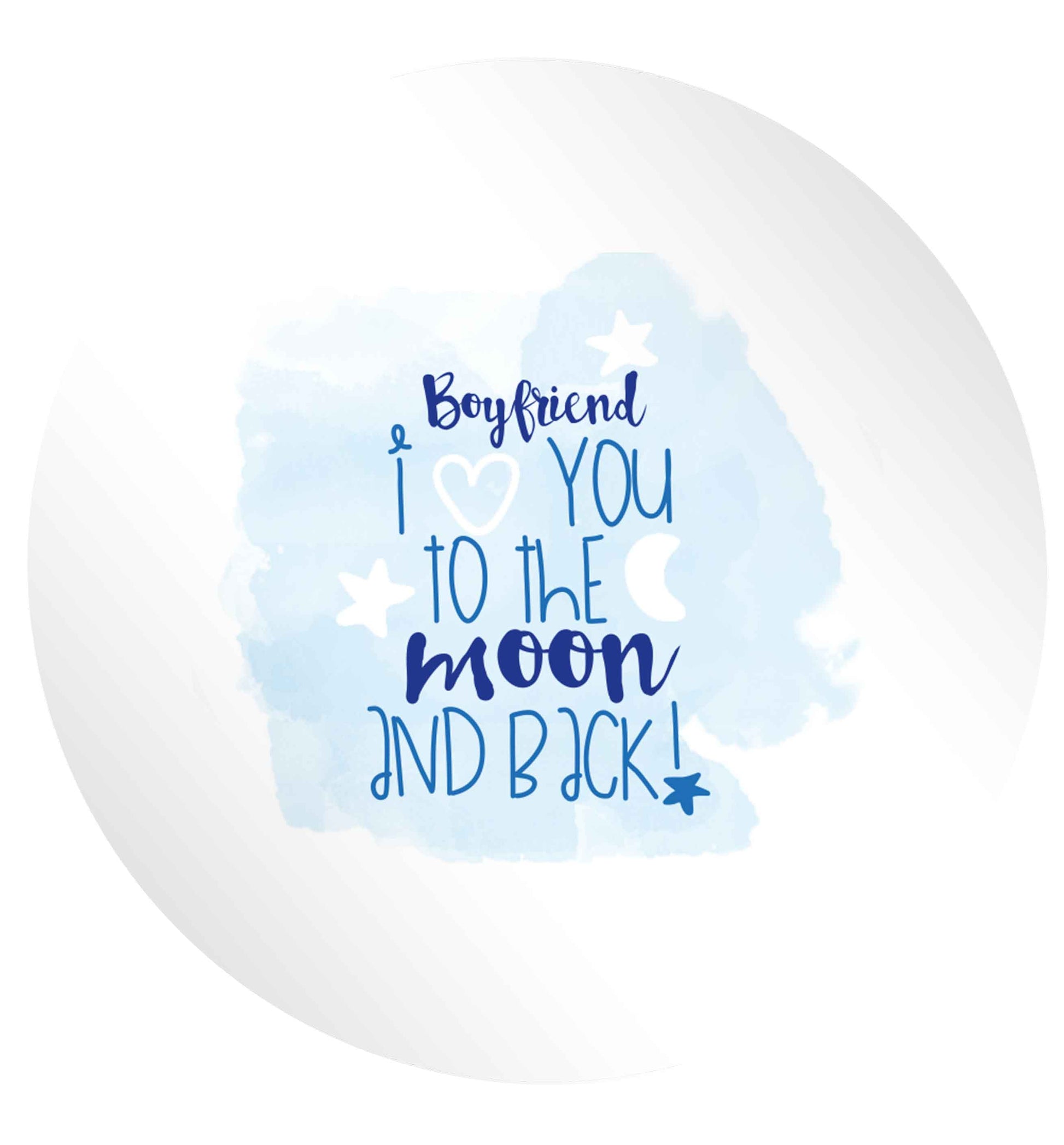 Boyfriend I love you to the moon and back 24 @ 45mm matt circle stickers