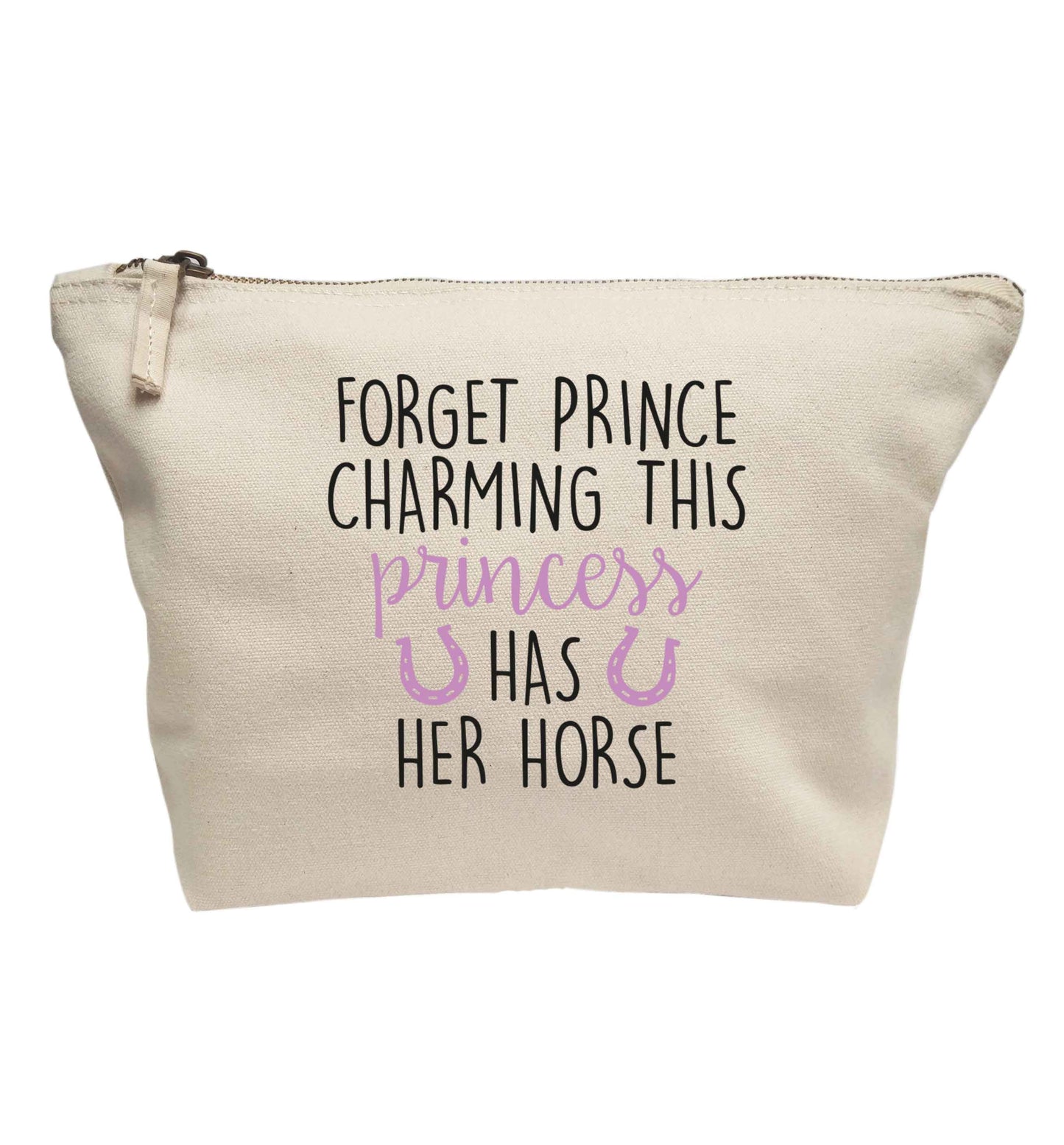 Forget prince charming this princess has her horse | Makeup / wash bag