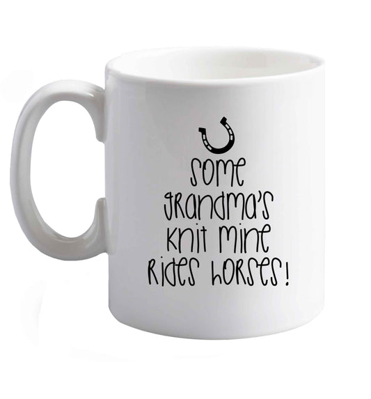 10 oz Favourite Type Pan Pancake ceramic mug right handed