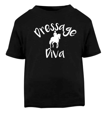 Dressage diva Black baby toddler Tshirt 2 years