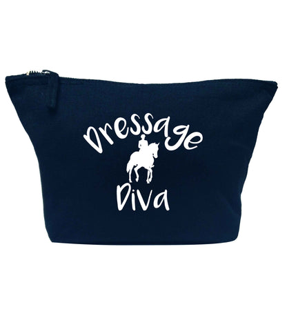 Dressage diva navy makeup bag