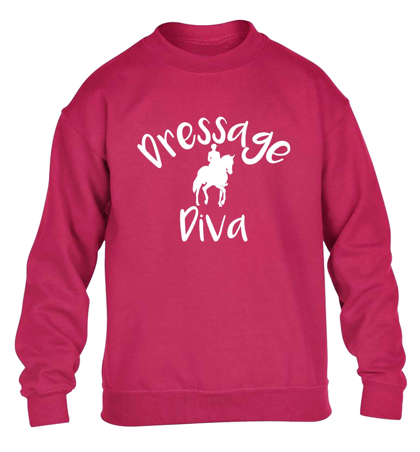 Dressage diva children's pink sweater 12-13 Years