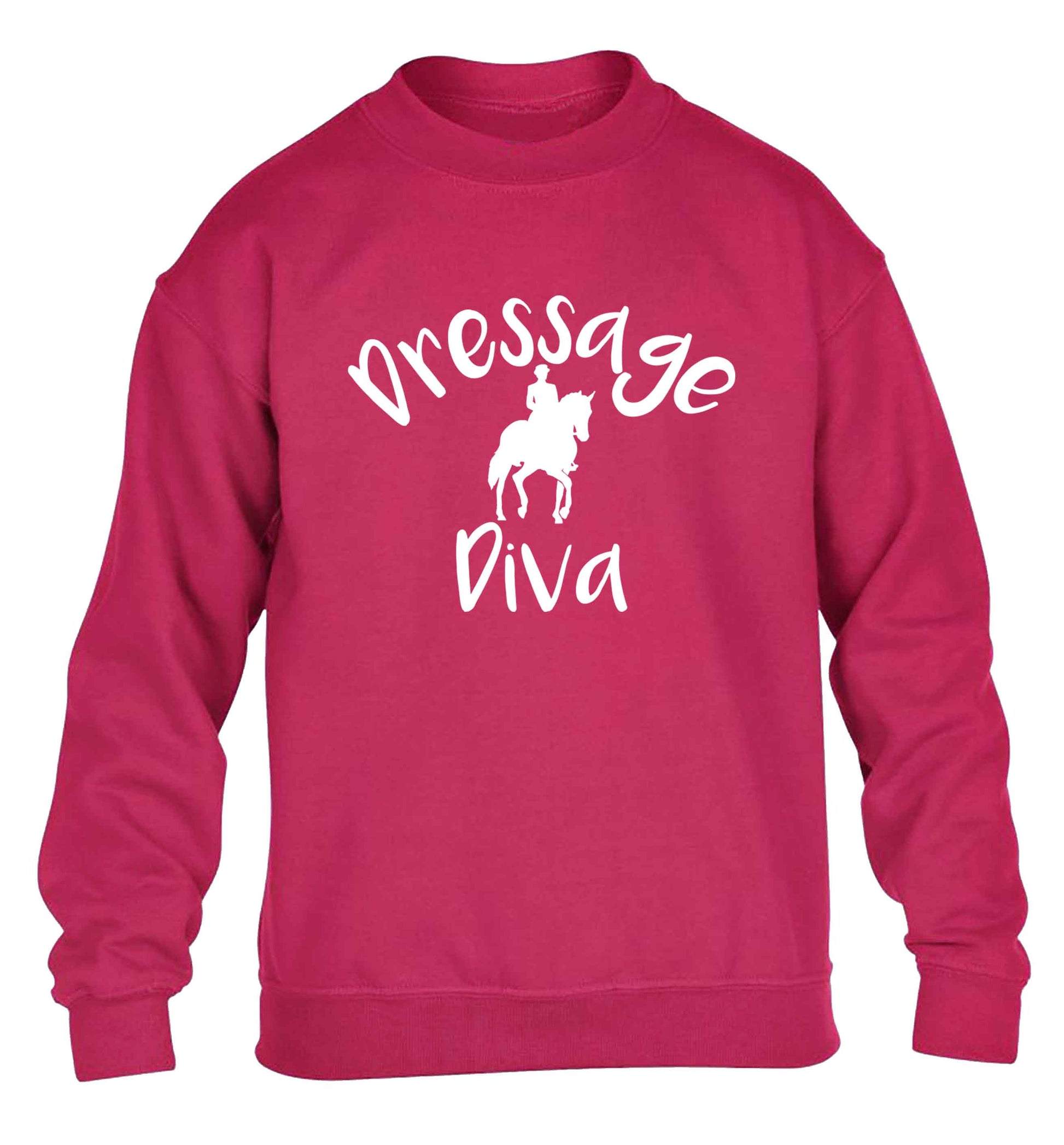 Dressage diva children's pink sweater 12-13 Years