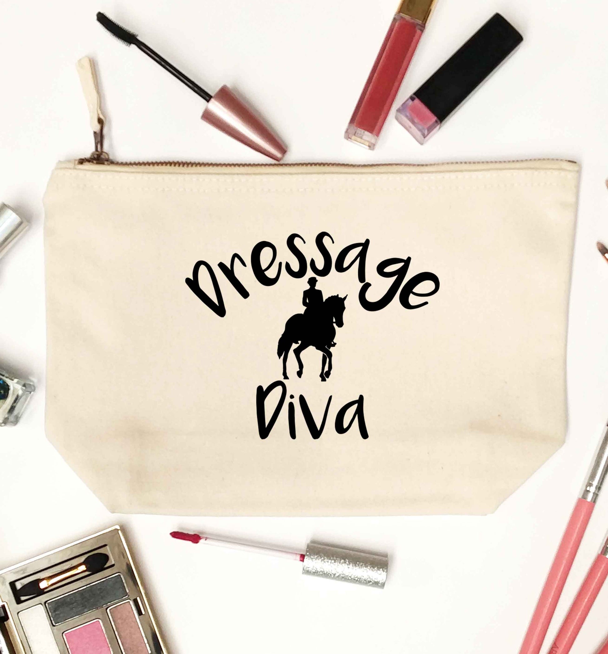 Dressage diva natural makeup bag