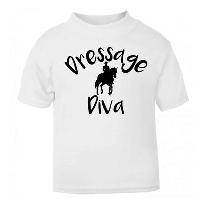 Dressage diva white baby toddler Tshirt 2 Years