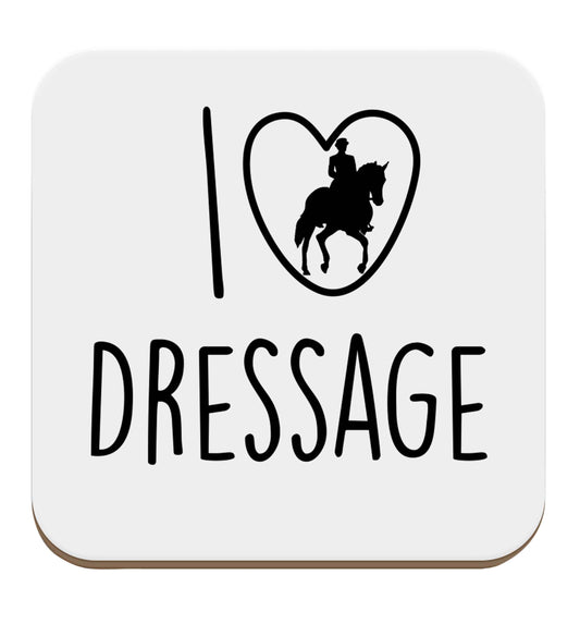 I love dressage set of four coasters