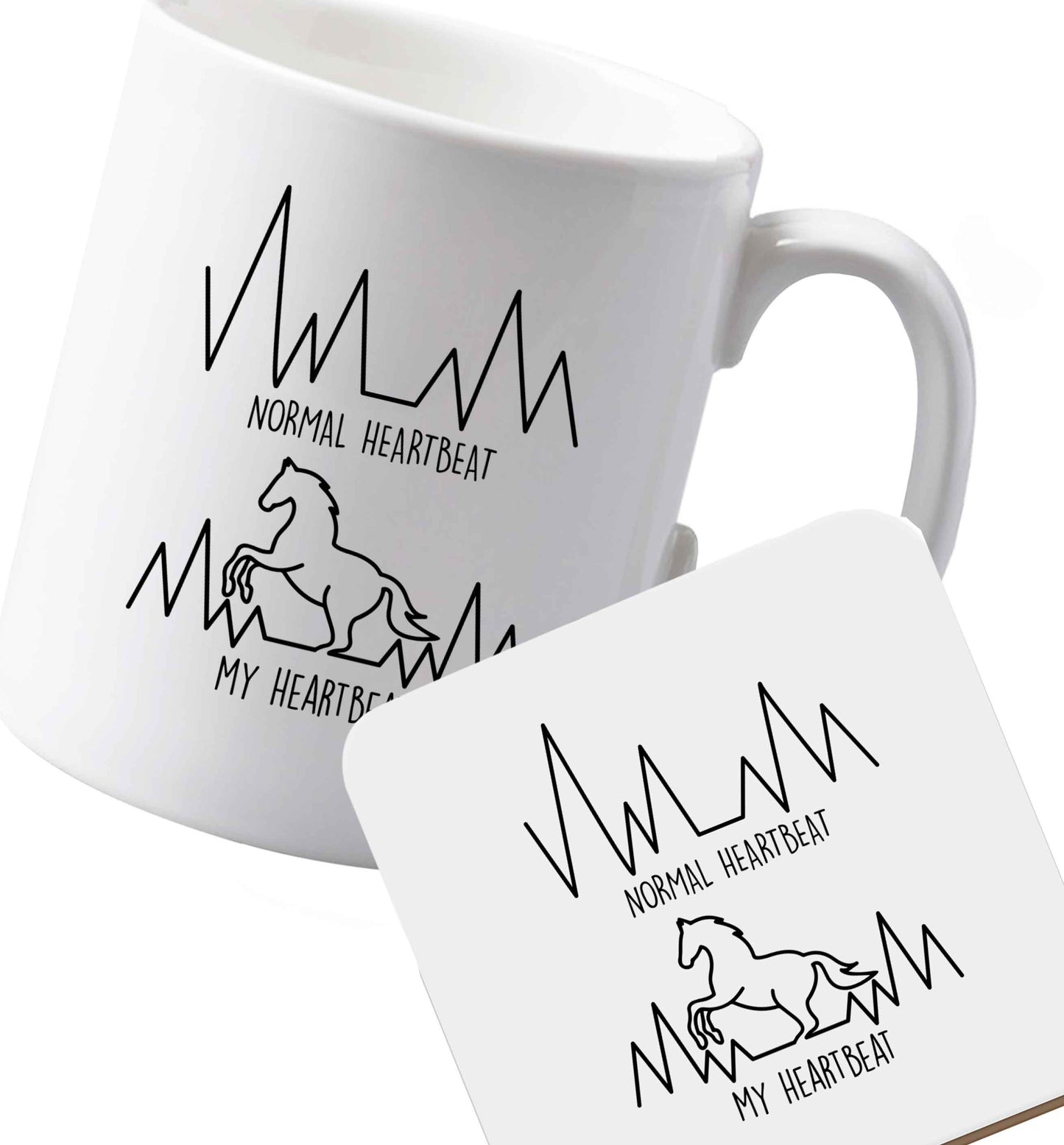 10 oz Ceramic mug and coaster Favourite Type Pan Pancake both sides