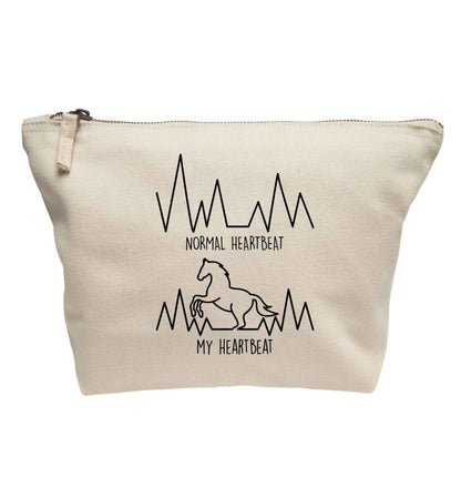 Horse - Normal heartbeat my heartbeat | Makeup / wash bag