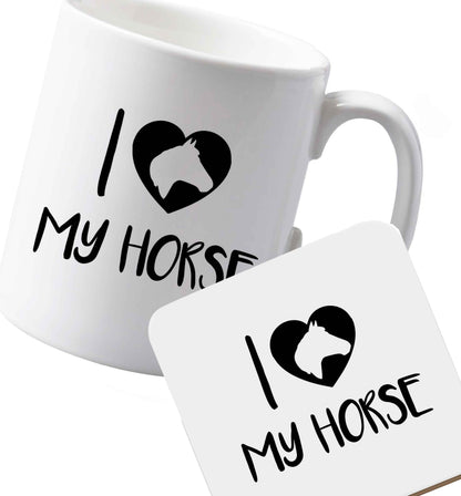 10 oz Ceramic mug and coaster Favourite Type Pan Pancake both sides