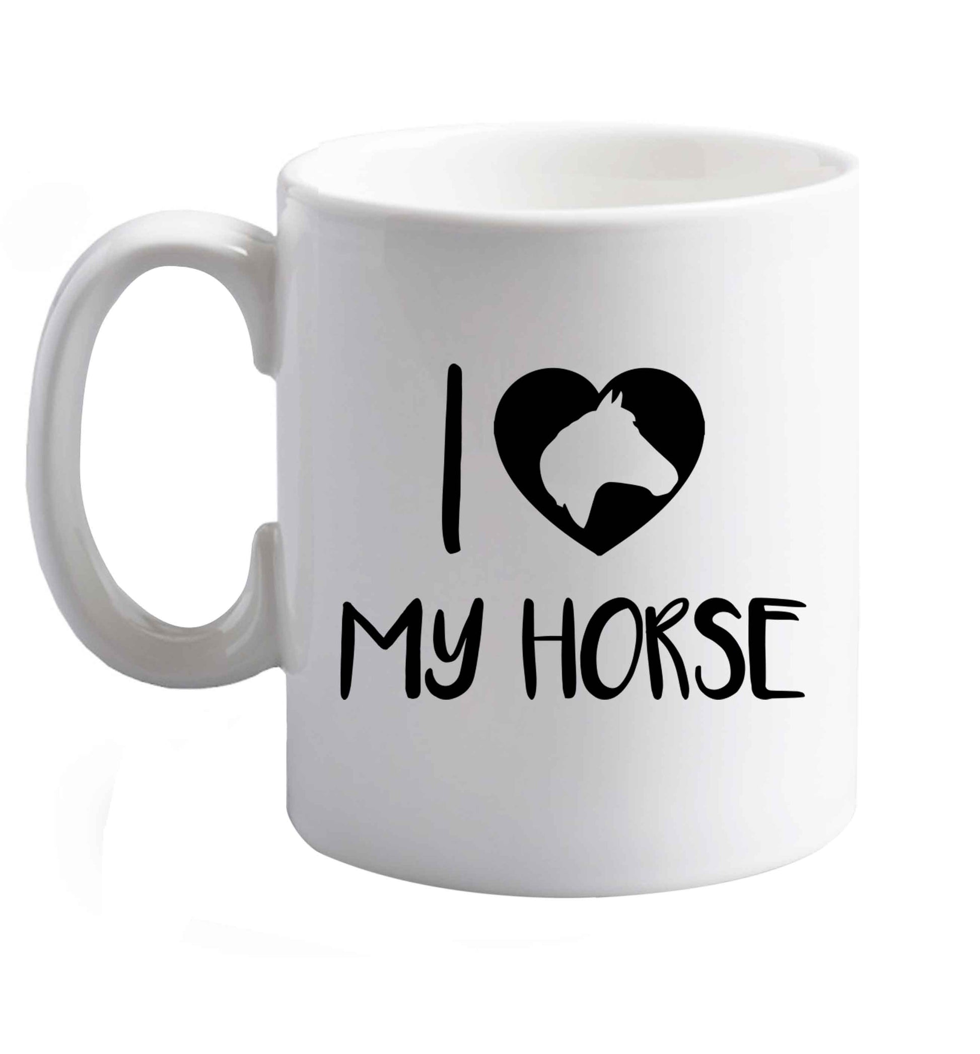 10 oz Favourite Type Pan Pancake ceramic mug right handed
