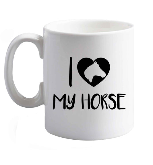 10 oz Favourite Type Pan Pancake ceramic mug right handed