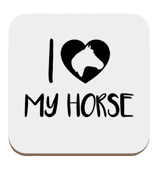 I love my horse set of four coasters