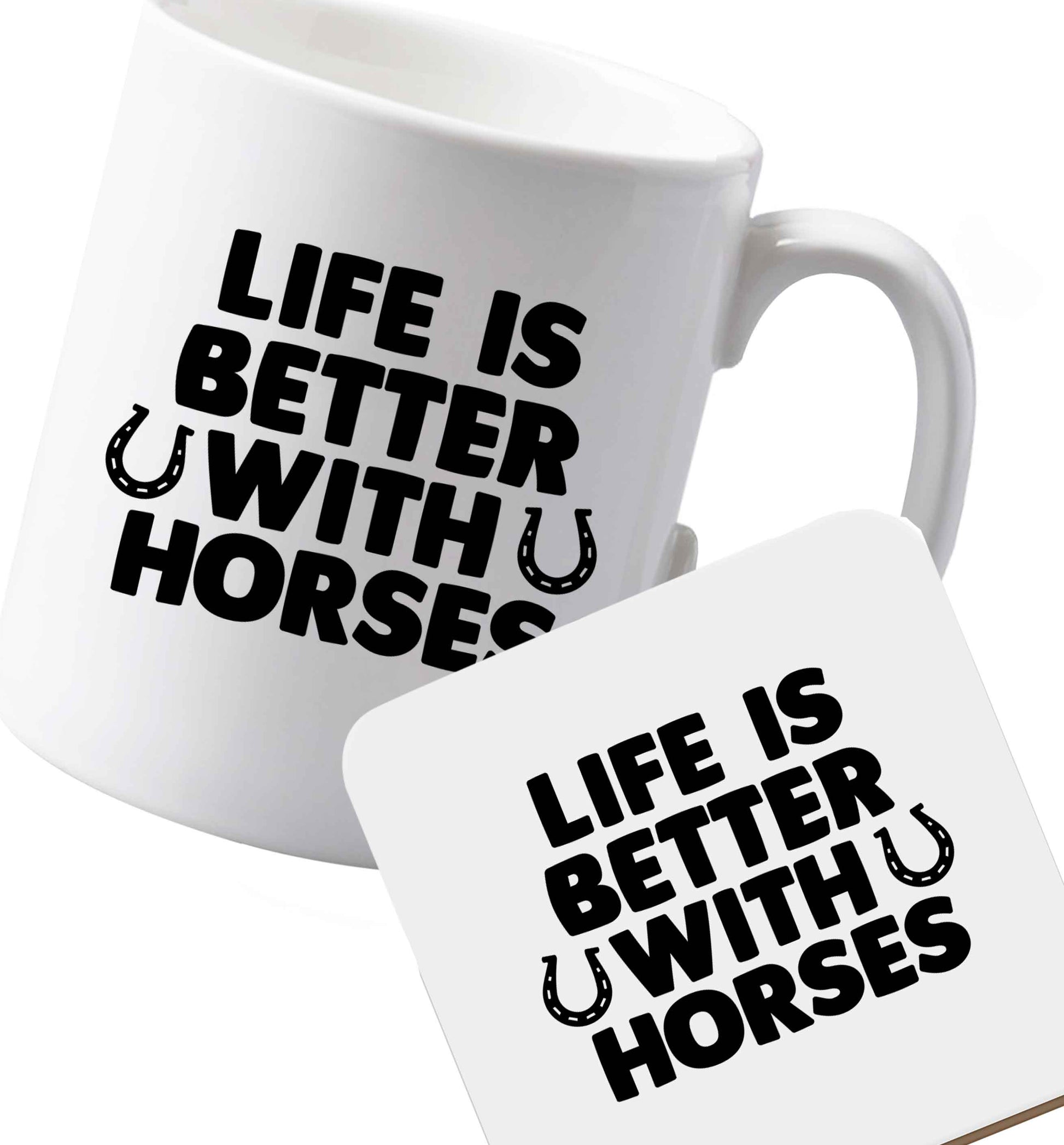 10 oz Ceramic mug and coaster Favourite Type Pan Pancake both sides
