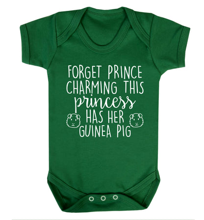 Forget prince charming, I have my guinea pig Baby Vest green 18-24 months