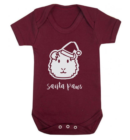 Guinea pig Santa Paws Baby Vest maroon 18-24 months