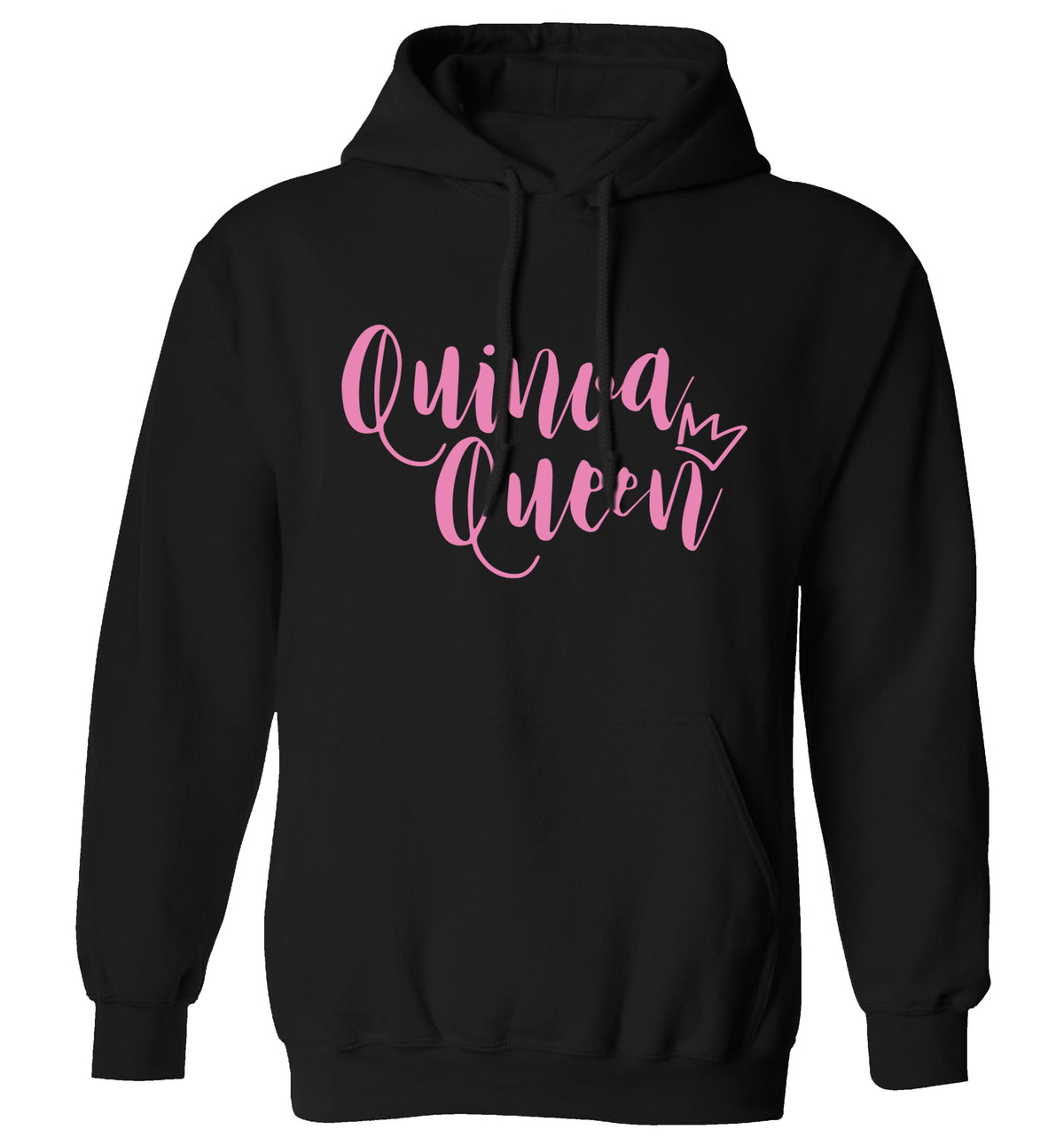 Quinoa Queen adults unisex black hoodie 2XL